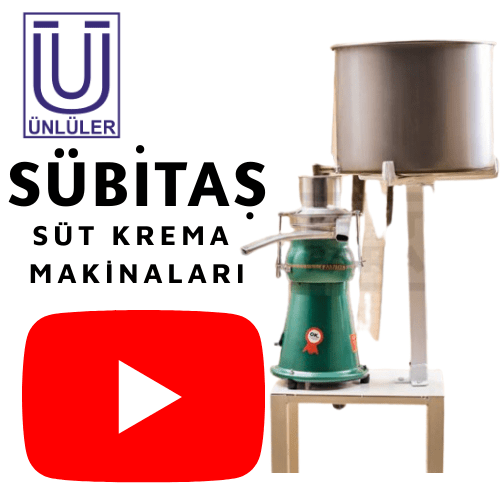 ünlüler ticaret SÜBİTAŞ süt krema makinası